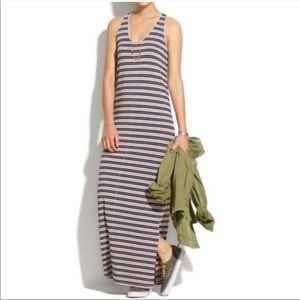 ✨SALE✨ Madewell Striped Racerback Maxi Dress